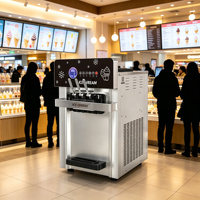 Machine à glace molle 32L/h à prix de gros pour distributeurs et revendeurs, utilisation mondiale