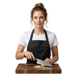 Cuchillo de chef japonés de acero inoxidable de 8-9.9 pulgadas con acabado cepillado, forjado a mano, mango de resina, para diestros, a bajo precio. - Product Image 3