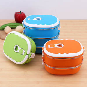 Boîte à lunch isotherme rectangulaire en acier inoxydable <span class=keywords><strong>pour</strong></span> enfants, <span class=keywords><strong>thermos</strong></span> <span class=keywords><strong>pour</strong></span> le stockage des aliments chauds, boîte à nourriture, récipient en acier inoxydable - Product Image 2