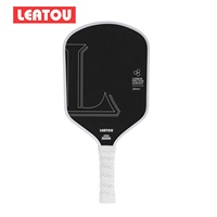 Raquette de pickleball tissée en Kevlar, pressée à chaud, avec fibre de carbone T700 de 16 mm, friction améliorée, longueur 40 cm, poids 235 g, sans trous