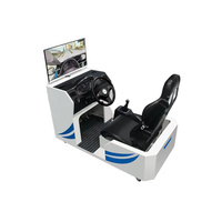 Simulateur de conduite automobile en acier classique pour l'entraînement professionnel en intérieur - Robuste et certifié CE