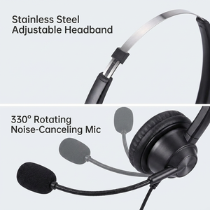 Auriculares para Centro de Llamadas con Teclado Telefónico y Micrófono con Cancelación de Ruido, Dialer Analógico para Oficina y <span class=keywords><strong>Telemarketing</strong></span> TC200+F750 - Product Image 3