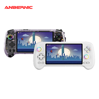 Consoles de jeu portables haute performance Anbernic RG557, Android 14, écran OLED HD, 256 Go, avec deux joysticks