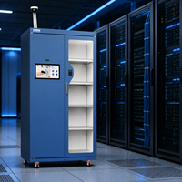 Gabinete RFID para Activos Informáticos del Sector Financiero, Doble Puerta, Alta Seguridad, Almacenamiento para Laptops, con Registro de Auditoría a Prueba de Manipulaciones y Inicio de Sesión Biométrico