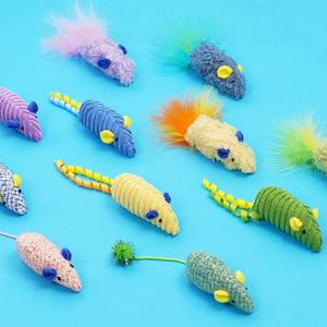 3-pack realistische muis-kattenspeelgoed met kattenkruid, zacht pluche kauwspeelgoed, verjaardagscadeau, kattenpret binnenshuis, hondenaccessoires, huisdierkleding - Product Image 2