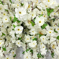 Guirlande de fleurs en soie GNW pour allée de mariage avec couleur et taille personnalisées