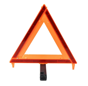 Triangolo di Emergenza Pieghevole in ABS+PMMA, Segnale di Avvertimento Riflettente per Sicurezza - Product Image 1