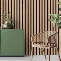 Panneaux muraux acoustiques en MDF 100% fibre de polyester, insonorisés, imperméables, ignifuges, design moderne 3D pour hôtel, hôpital, NRC