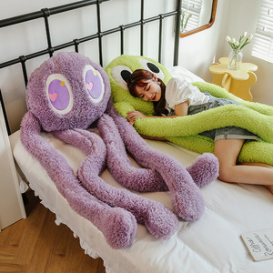 Pupazzo di peluche di polpo a gamba lunga cartone animato medusa seppia seppia peluche bambola di animali di pezza Figure di vita marina peluche cuscino per acquario - Product Image 3