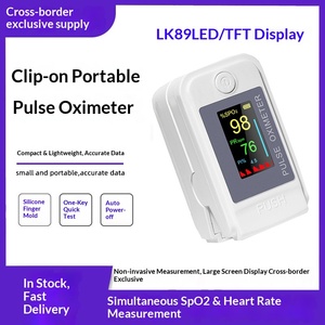 Oxymètre de pouls domestique économique <span class=keywords><strong>pour</strong></span> les soins aux personnes âgées, moniteur d'oxygène LED, clip de <span class=keywords><strong>doigt</strong></span> SpO2 PR, <span class=keywords><strong>appareil</strong></span> de santé portable - Product Image 1