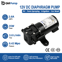 Douche électrique portable à pression pour eau marine, pompe à diaphragme DC 12V avec contrôleur automatique