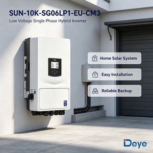<span class=keywords><strong>Inversor</strong></span> Híbrido Monofásico Deye SUN-10K-SG06LP1-EU-CM3 CE de <span class=keywords><strong>10kW</strong></span> con 3 MPPT, IP65, Entrada Gen para Almacenamiento Comercial Pequeño - Product Image 1