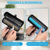 Épilateur pour animaux de compagnie de haute qualité rouleau à peluches réutilisable épilateur pour chat et chien pour meubles canapé tapis vêtements