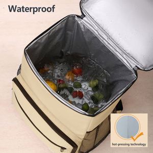 Sac à dos isotherme décontracté en nylon imperméable pour livraison de repas, pique-nique et glacière, directement de l'usine - Product Image 3