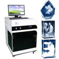 Machine de gravure laser sur cristal photo 3D pour souvenirs, photomaton, utilisation en kiosque