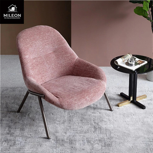 ספה עצלנית יחידה מודרנית עור בד יוקרה מודרני עיצוב חדש חימום בית מלון מתכת סלון מלון - Product Image 1