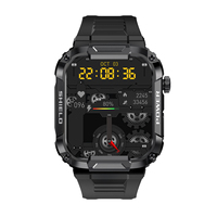 Reloj Inteligente para Hombre MK66 para Deportes al Aire Libre con Llamadas BT, Pantalla de 1.85 Pulgadas, Batería Grande de 400mAh, Resistencia al Agua IP68 y Rastreador de Fitness