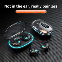 Auriculares Inalámbricos TWS V5.3, Auriculares Intrauditivos TWS, Auriculares Estéreo Mini TWS para Juegos, Auriculares Inteligentes para Dormir X55