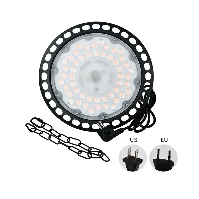 Đèn LED Chiếu Sáng Mặt Trời Quang Phổ Đầy Đủ UFO Trồng Cây Mọng Nước Nhà Kính 100W Nhà Sản Xuất