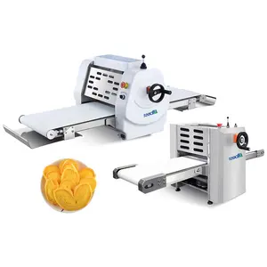 Bakery Equipment Table Top Pastry Filo Baklava Pastry Dough Rolling Machine Reversible Dough Sheeter