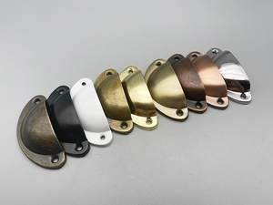 Hot Zinc Chinese Style <strong>Shell</strong> Self-tapping Screw Installation Bronze Gold White Black <strong>Handle</strong> <strong>Cabinet</strong> Kitchen <strong>Pulls</strong> <strong>Drawer</strong> <strong>Pull</strong> - Product Image 5