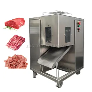 Fabrika fiyat sığır eti dilimleme kesme makinesi/tavuk kesme makinesi kesici/kuzu kesme makinası