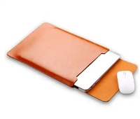 Vente en gros, personnalisation, étui de protection pour tablette en cuir pleine fleur vegan de 16 pouces, housse pour ordinateur portable de 7, 8, 13, 15 pouces, pochette en cuir pour iPad
