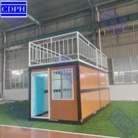 L'usine fournit un type de garage pliable pour les chantiers de construction communautaires mobiles Maisons intégrées Maison en conteneur Hôtel personnalisé