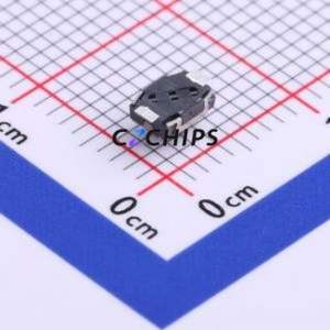 TS-1088-AR02516 Tactile Switch SMD Switch Single Pole Single Throw Round Button 1.6N Vertical Mount - Product Image 2