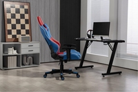 ALINUNU Chaise de jeu de haute qualité Chaise de jeu vidéo à dossier haut avec repose-pieds et soutien lombaire