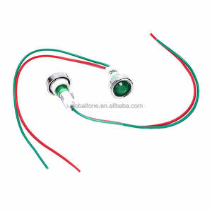 ไฟแสดงสถานะ LED ติดรถยนต์10มม. 12V 24V 110V 220V พร้อมสายตะกั่ว - Product Image 5