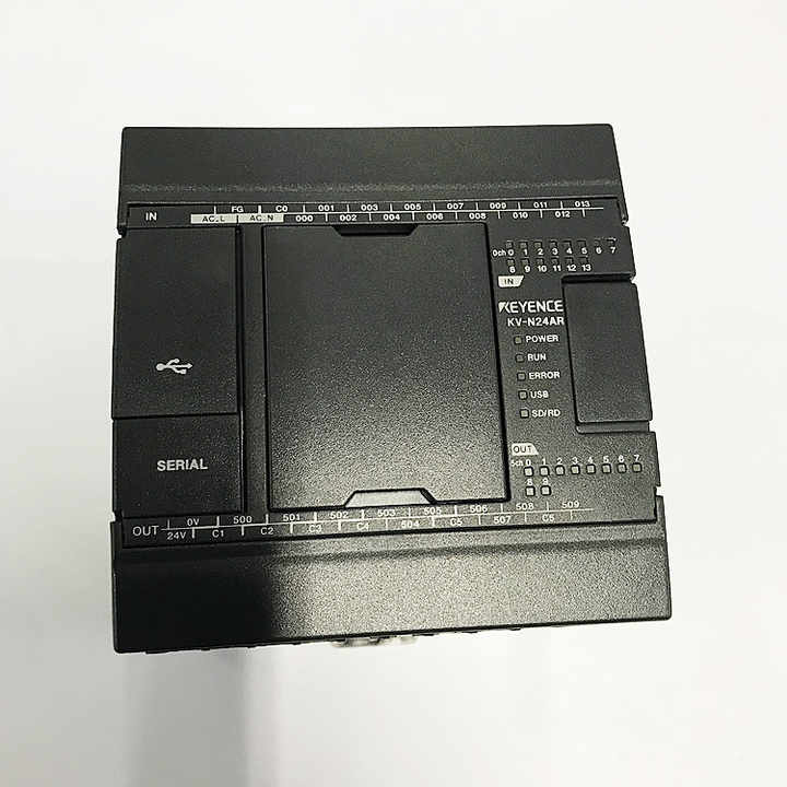 KEYENCE KV-N24DT プログラマブルロジックコントローラ　キーエンス Base unit, DC type, 16 Inputs and 8 Transistor (Sink