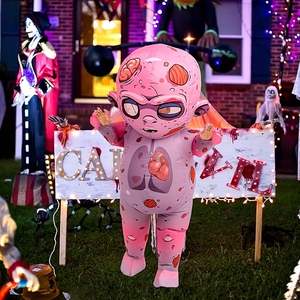 Disfraz Inflable de Zombie para Fiestas, Traje de Zombie Inflable, Disfraces de Halloween Aterradores para Hombres y Mujeres - Product Image 3