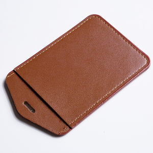 Insigne de travail en cuir PU porte-<span class=keywords><strong>carte</strong></span> d'identité étudiant porte-<span class=keywords><strong>carte</strong></span> de crédit d'affaires poche pour <span class=keywords><strong>carte</strong></span> plate - Product Image 4