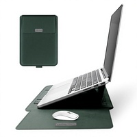 Étui de protection pour ordinateur portable MacBook Air & Pro en cuir PU pliable de 13 pouces, dissipant la chaleur, best-seller