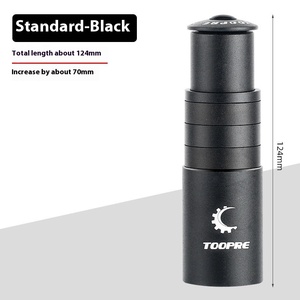 TOOPRE-<span class=keywords><strong>Rehausseur</strong></span> <span class=keywords><strong>de</strong></span> <span class=keywords><strong>guidon</strong></span> <span class=keywords><strong>de</strong></span> vélo réglable, tube <span class=keywords><strong>de</strong></span> fourche avant, rallonge <span class=keywords><strong>de</strong></span> levage en alliage d'aluminium durable - Product Image 6