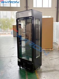 Fábrica china, venta al por mayor, supermercado, gran capacidad, puerta de vidrio <span class=keywords><strong>usada</strong></span> <span class=keywords><strong>lateral</strong></span>, Enfriador de bebidas vertical, congelador de exhibición comercial - Product Image 3
