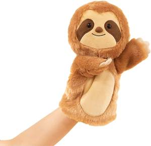 Simpatico burattino di peluche bradipo con burattini a mano con braccia mobili per bambini mostrano una storia - Product Image 1