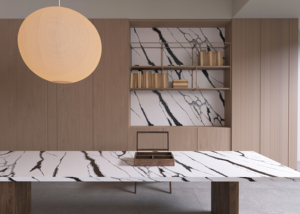 Summerly thiết kế hiện đại calacatta Panda Quartz slab cho nhà bếp phòng ăn phòng khách bàn Vanity Tops bảng Tops phòng ngủ - Product Image 3