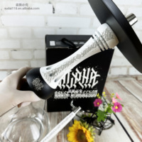 Chicha en acier inoxydable ALPHA X Laser Version, vente directe usine, avec coffret cadeau inclus, finition laquée
