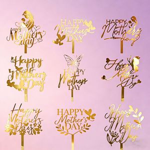 ท็อปเปอร์เค้กอะคริลิคลายวันแม่ น้ำผึ้งและความหวาน หนา 1.3 มม. สไตล์อินสตาแกรม สำหรับตกแต่งเค้กวันแม่ - Product Image 1