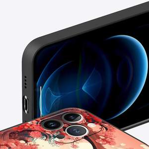 Mode <span class=keywords><strong>japon</strong></span> <span class=keywords><strong>la</strong></span> grande <span class=keywords><strong>vague</strong></span> de Kanagawa étui de téléphone de luxe pour iPhone 13 15 14 12 Mini 11 16 Pro MAX XR X SE XS 7 8 Plus couverture - Product Image 4