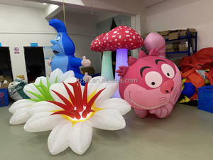 Iluminación inflable Cheshire Cat Balloon para Alice Party Event Decoration - Product Image 2