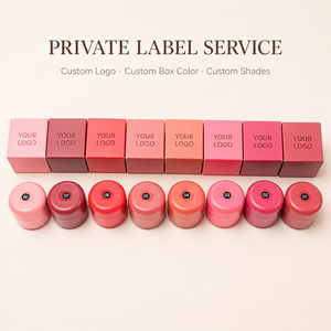 Brillo Labial y Maquillaje en Crema de Doble Uso para Labios y Mejillas, 8 Colores, Suave y Brillante, de Larga Duración, con Logotipo Personalizado, Marca Privada OEM - Product Image 1