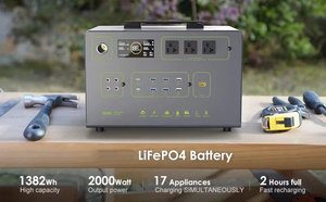 <b>Solar</b> <b>Generator</b> Lithium Battery Pack AC 110 Volts 230V Emergency Power Supply Backup Portable Battery <b>Solar</b> - Product Image 4