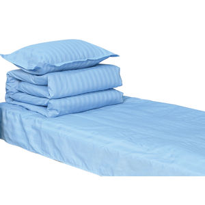 Muebles de hospital, juegos de cama de <span class=keywords><strong>tres</strong></span> piezas, funda de rayas azules y blancas, fundas de almohada con patrón Floral, sábana de algodón <span class=keywords><strong>para</strong></span> uso doméstico - Product Image 3