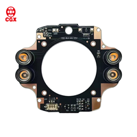 ODM OEM CGX - Placa PCBA LED Bicolor Blanca IR Dual SMD 3030 Personalizada, 1 oz de Cobre, Cámara de Seguridad CCTV para Exteriores con Visión Nocturna