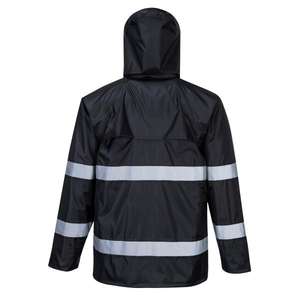PORTWEST - F440BKR6XL Classic Iona chaqueta de lluvia negra-EAN 5036108382187 PROTECCIÓN TODO TIEMPO - Product Image 2