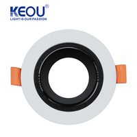Spot encastré Keou 5W 7W Gu10 Blub Plastics Frame Plafonnier