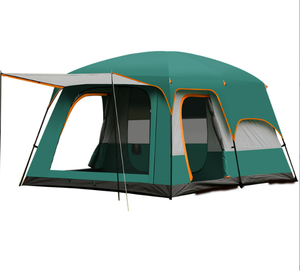 Outdoor Double Oxford Tent With Automatic Waterproof Rain and <b>Sunscreen</b> Features Multi-Functional Camping Tent QF00584 Double Ox - Product Image 2